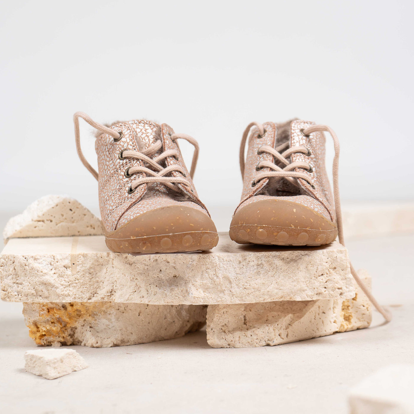 bisgaard barefoot hale l lamb rose glitter