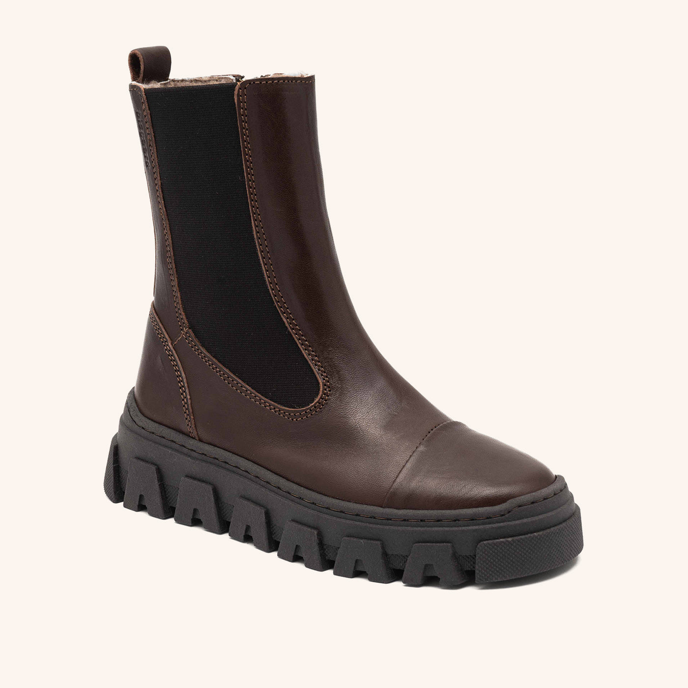 bisgaard nilla lamb dark brown