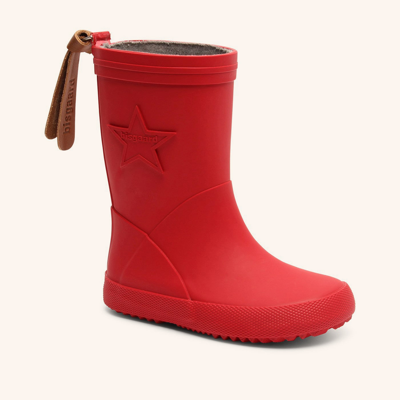bisgaard star rubber red