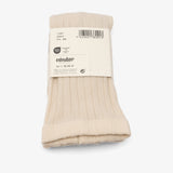 bisgaard x Cóndor merino wool rib tights hueso