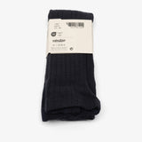 bisgaard x Cóndor merino wool rib tights azul oscuro