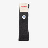 bisgaard x Cóndor merino wool rib knee high socks marengo