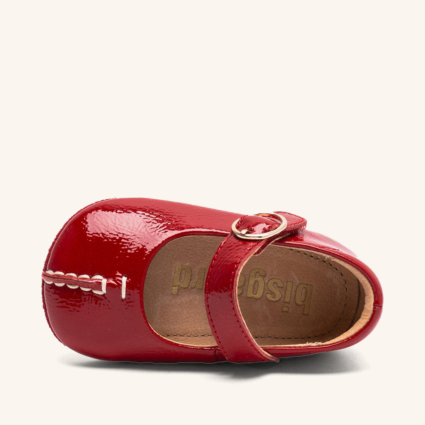 bisgaard annabelle red patent