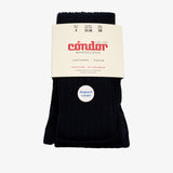 bisgaard x Cóndor cotton rib tights navy