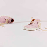 bisgaard barefoot theodore l candyfloss - pink leather kids' shoes with flexible soles