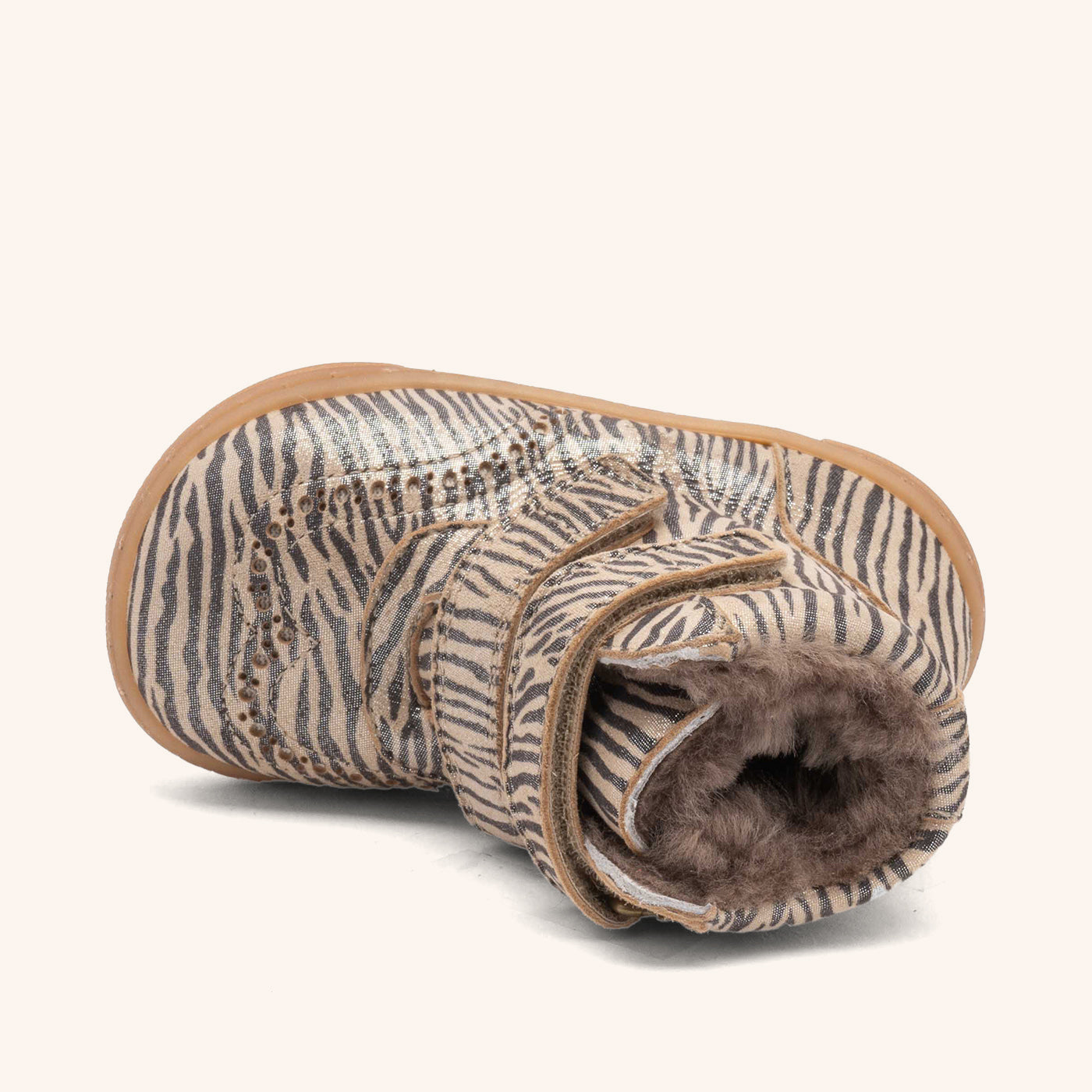 bisgaard barefoot philine lamb zebra glitter