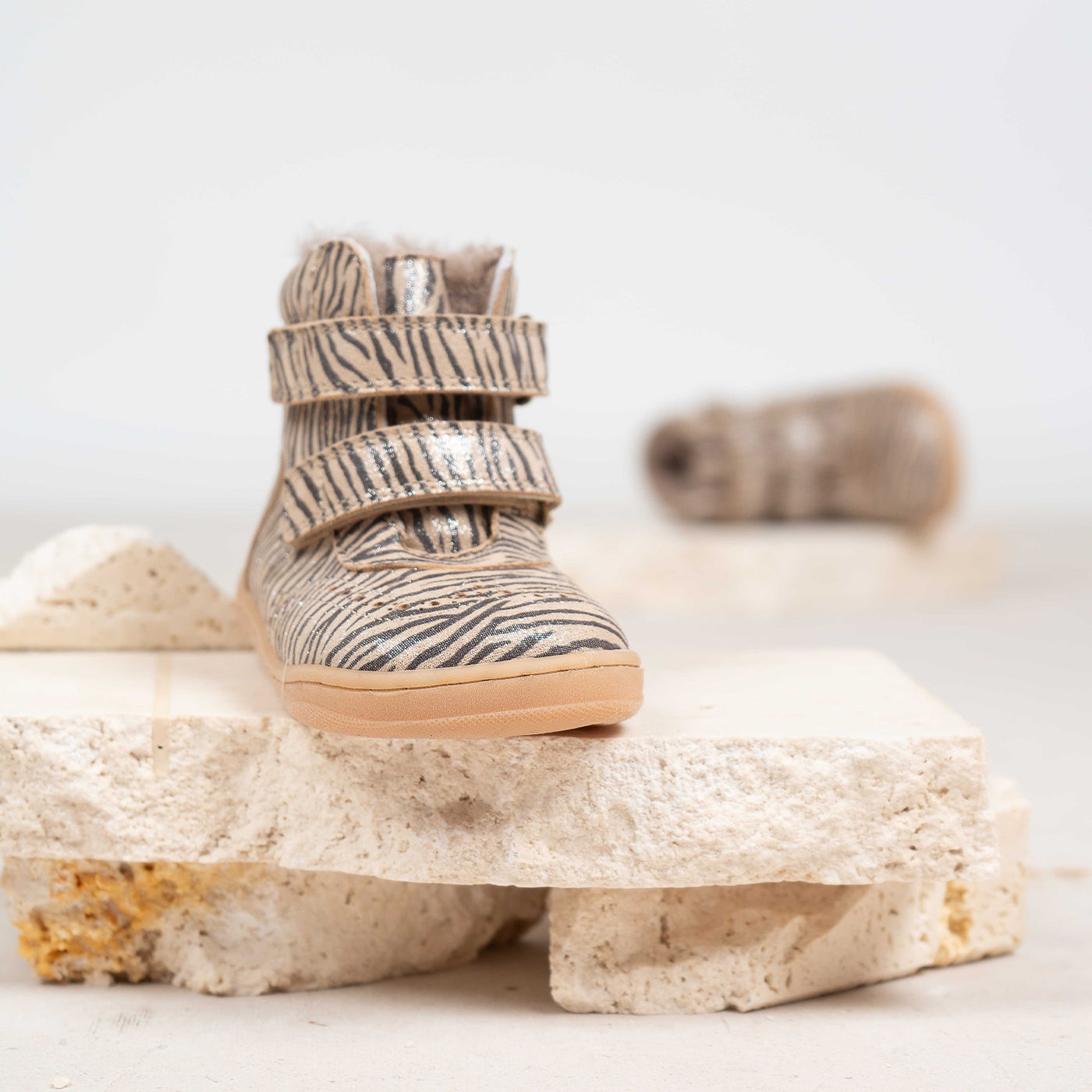 bisgaard barefoot philine lamb zebra glitter