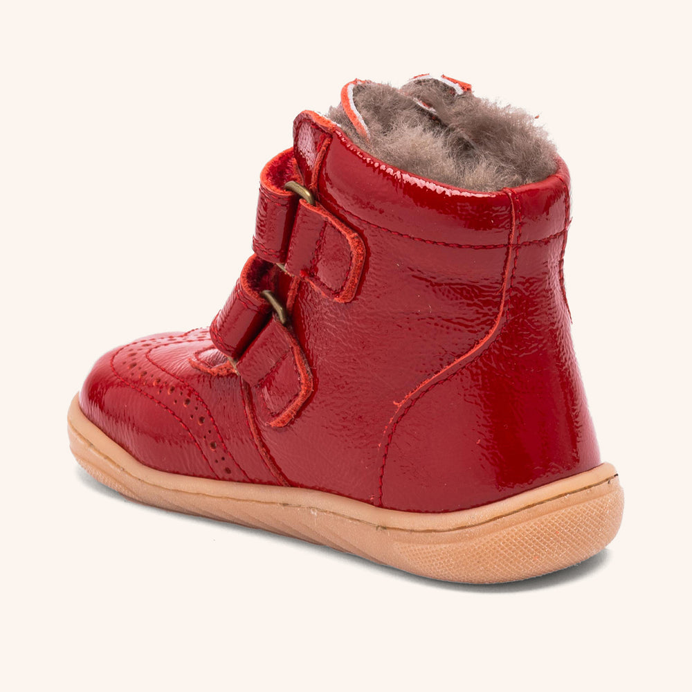 bisgaard barefoot philine lamb red patent