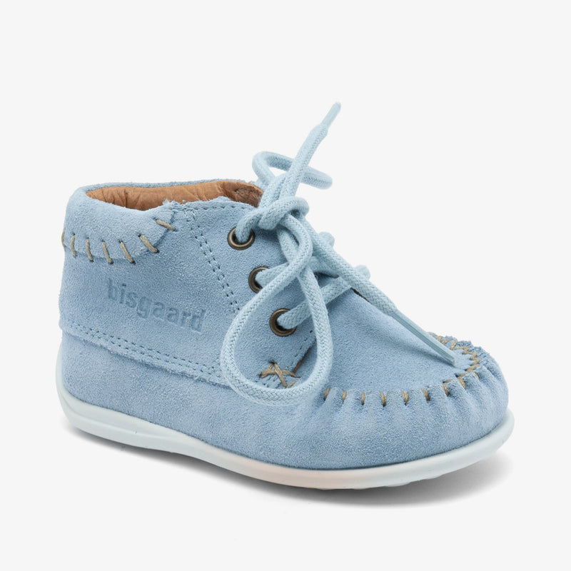 bisgaard sabine baby blue Lauflernschuh aus LWG-zertifiziertem Leder mit flexibler Gummisohle 