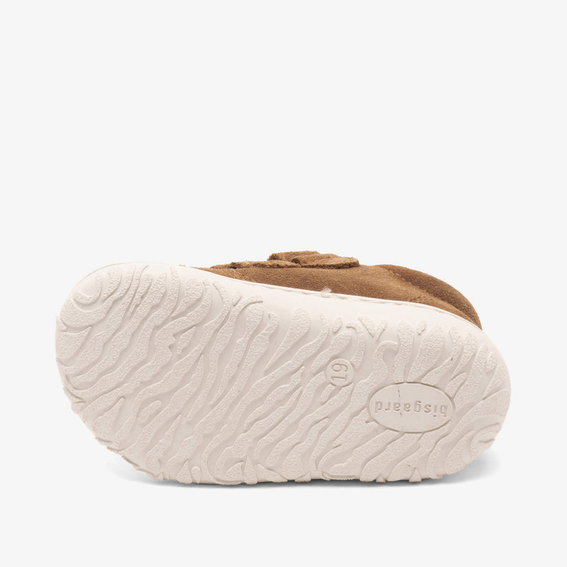 Bisgaard barefoot hale v almond: High-quality almond-colored barefoot shoes for kids