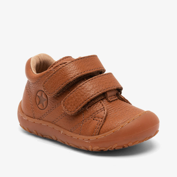 „bisgaard barefoot hale v tan“ Lauflernschuh aus 100% LWG-zertifiziertem Leder 