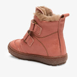 bisgaard storm lamb old rose cozy winter boots for kids