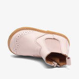 bisgaard sus baby rose pink leather shoes for infants and toddlers