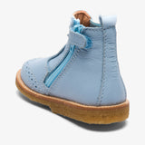  Bisgaard Sus baby blue leather shoes with flexible sole for toddlers