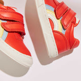 Bisgaard Rainbow Low Red Apple Sneaker mit langlebiger Gummikappe und hautfreundlicher Innensohle