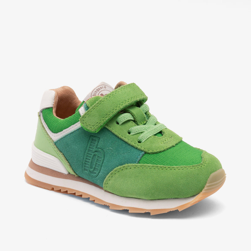 bisgaard walde forest green Sneaker für Kinder mit sportlichem Look und umweltfreundlichem Material