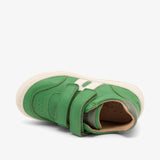 Bisgaard rob grass kids' sneakers in green and white color