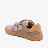 bisgaard barefoot ricco taupe - kids' leather shoes with flexible soles