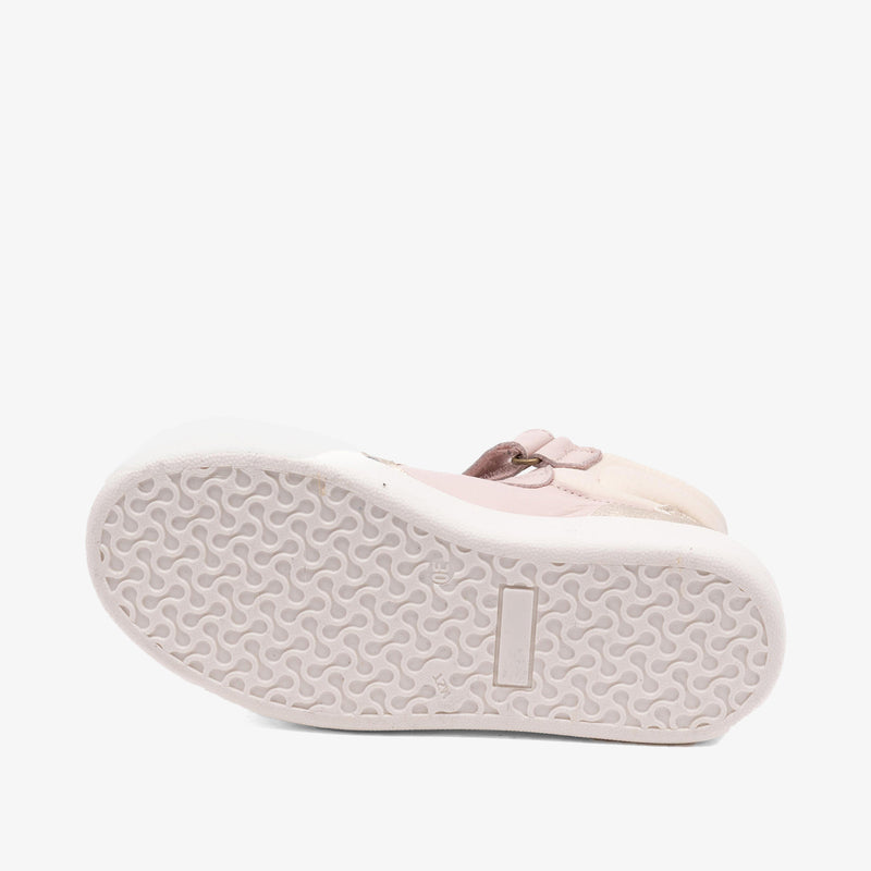 bisgaard mio e baby rose - adorable pink leather baby shoes with laces