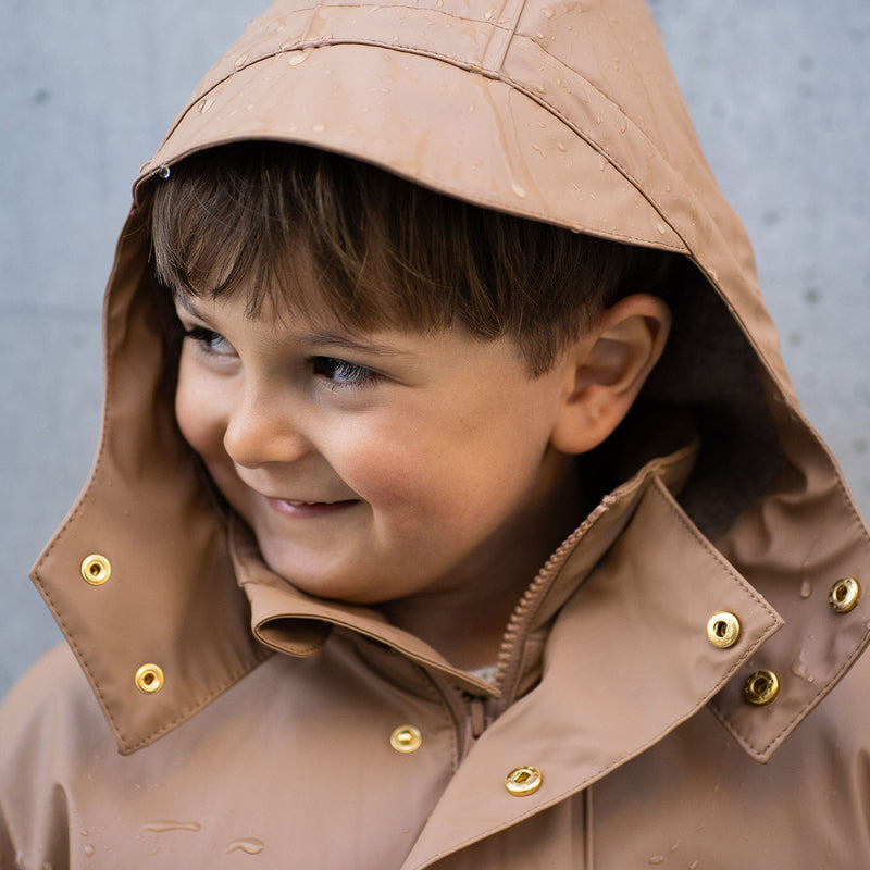 bisgaard aarhus rain jacket caramel