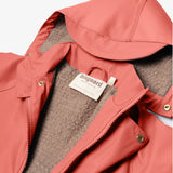 bisgaard aarhus rain suit wool rhubarb sorbet