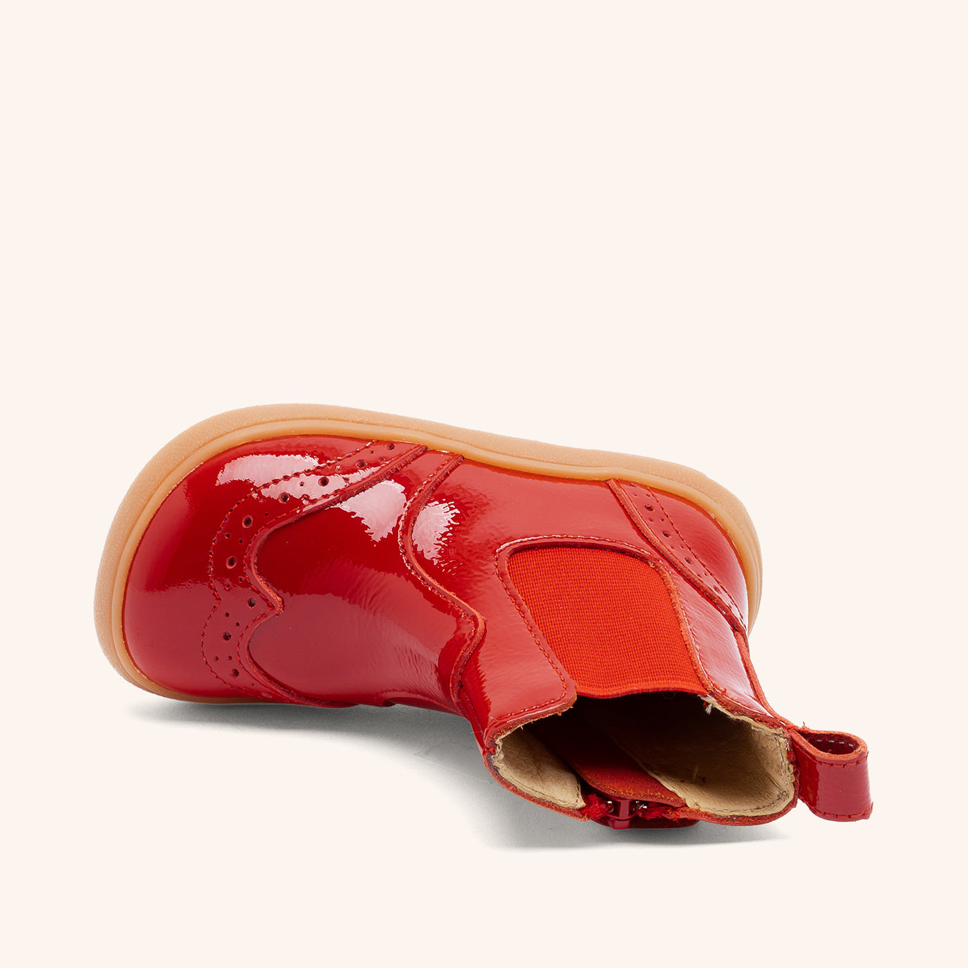 bisgaard barefoot katie red patant 