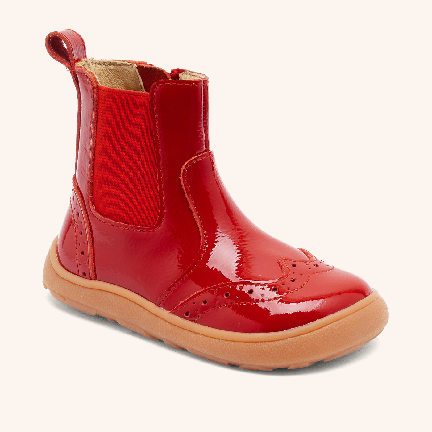 bisgaard barefoot katie red patant 