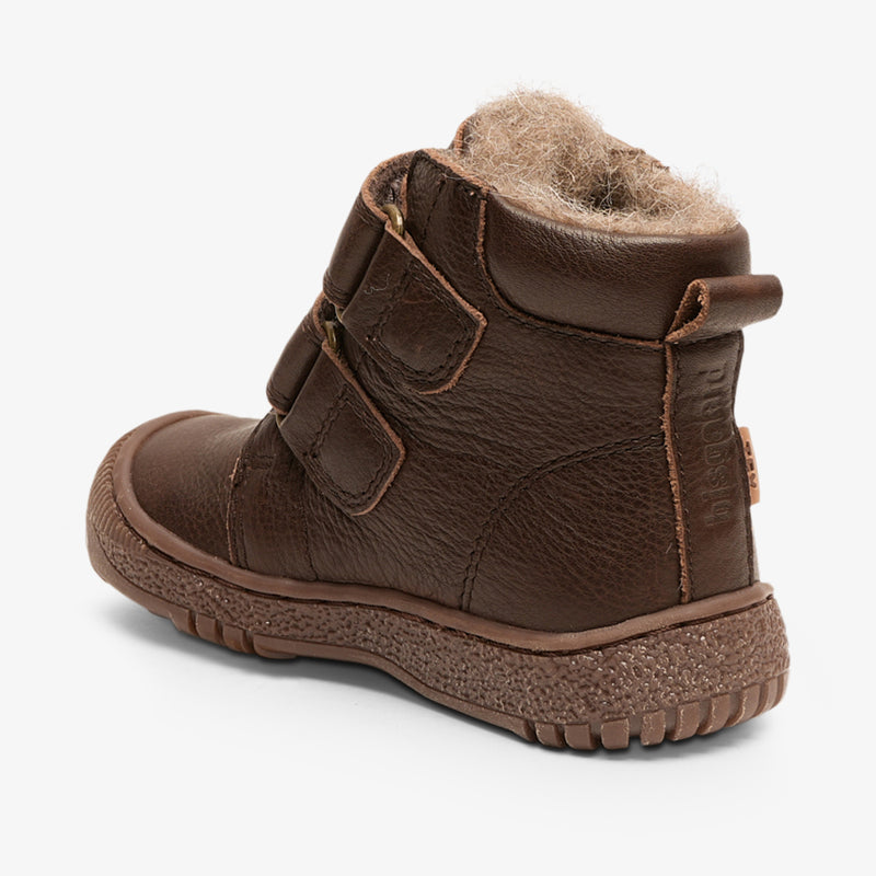 Brown bisgaard evon tex mocha kids' shoes with waterproof and breathable materials