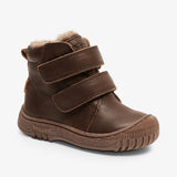 Brown Bisgaard Evon Tex Mocha kids' shoes with waterproof design