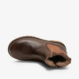 Dark coffee-colored Bisgaard Noel Tex shoes with waterproof and durable design