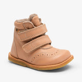 bisgaard ellie v tex nude Kinderschuh in hellem Beige mit wasserdichter Tex-Membran