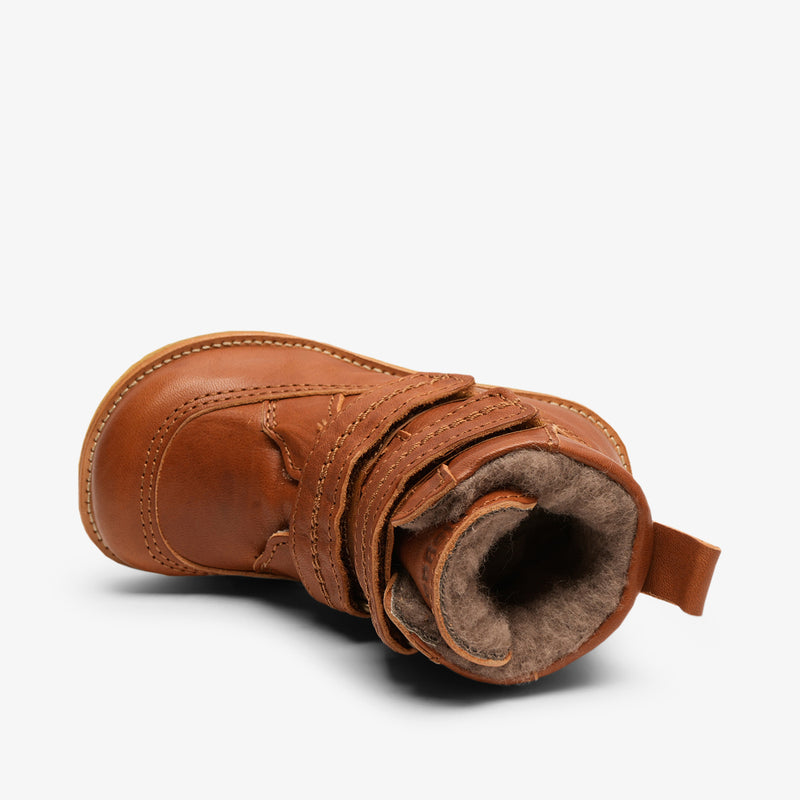 High-quality bisgaard eliah tex cognac shoes for kids, perfect for outdoor activities and stylish everyday wear