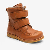 Stilvolle bisgaard elba tex cognac Kinderschuhe aus hochwertigem Leder und wasserabweisendem Material