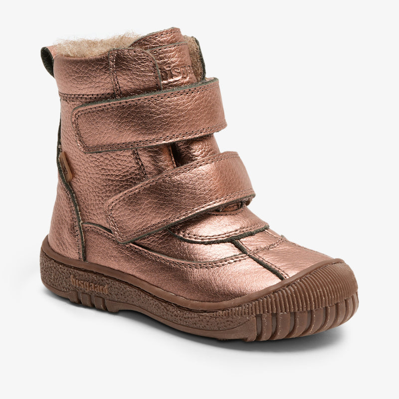 bisgaard ellis tex rose gold Kinderschuhe aus hochwertigem Leder in Rosa