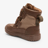 High-quality bisgaard huxie tex brown shoes for kids, featuring durable construction and stylish design