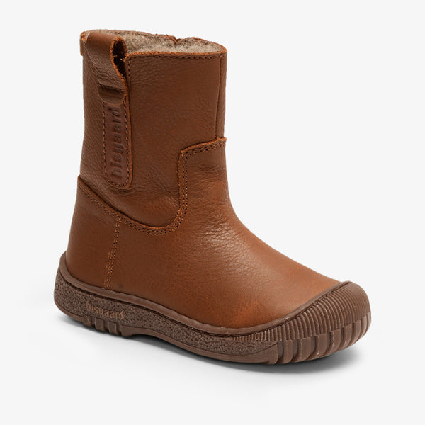 bisgaard elina tex cognac Kinderstiefel in brauner Farbe mit wasserdichtem Material 