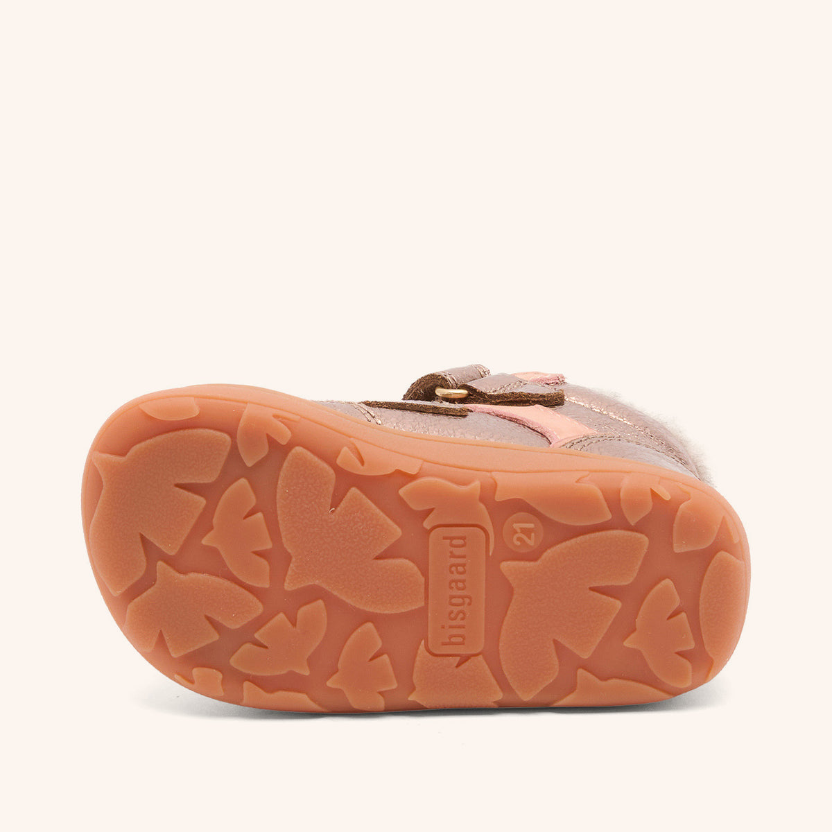bisgaard barefoot becky tex rose gold