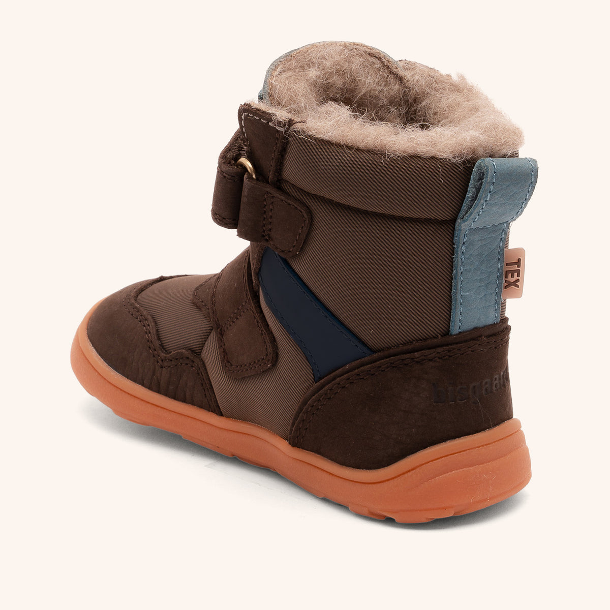 bisgaard barefoot timo tex dark brown