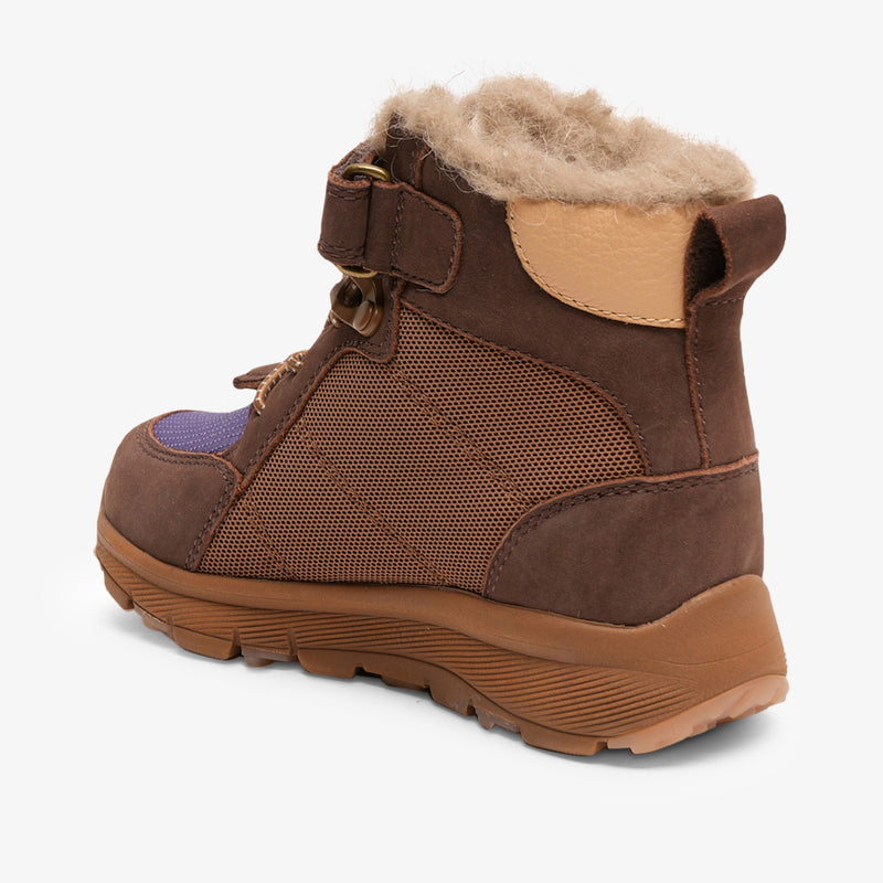 Bisgaard Marlon Tex Plum - high-quality, waterproof kids' boots in rich purple color