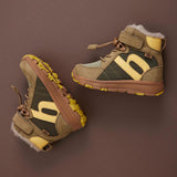 Brown bisgaard marlon tex moss kids' waterproof boots with sturdy soles