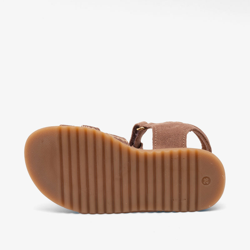 bisgaard felicia champagne taupe - stylish and comfortable kids' shoes