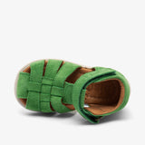 bisgaard carly grass: Stylish and comfortable green leather sneakers for kids