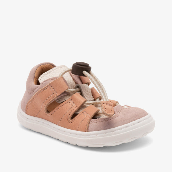 bisgaard barefoot fletcher peach melba Barfußschuh aus weichem Leder mit flexibler Außensohle für natürliche Bewegung