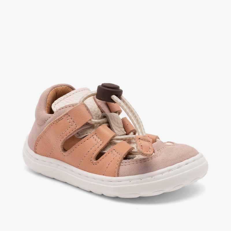 bisgaard barefoot fletcher peach melba Barfußschuh aus weichem Leder mit flexibler Außensohle für natürliche Bewegung