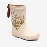 Red barnet x bisgaard rubberboot beige-flowers