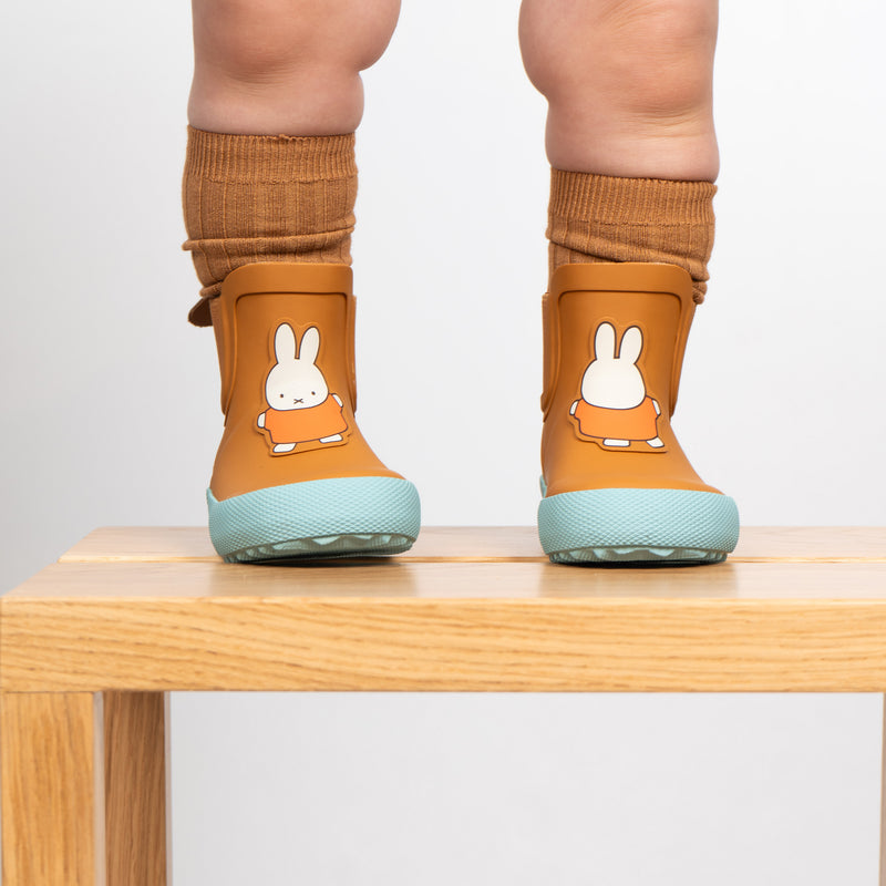 miffy x bisgaard baby rubber brown
