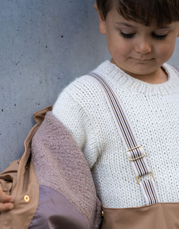aarhus rain jacket wool caramel